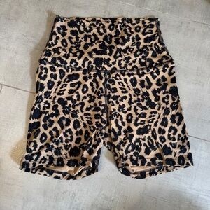 LNA | leopard bike shorts